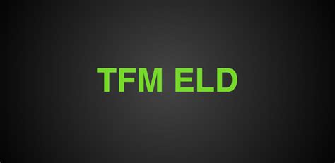 TFM ELD .